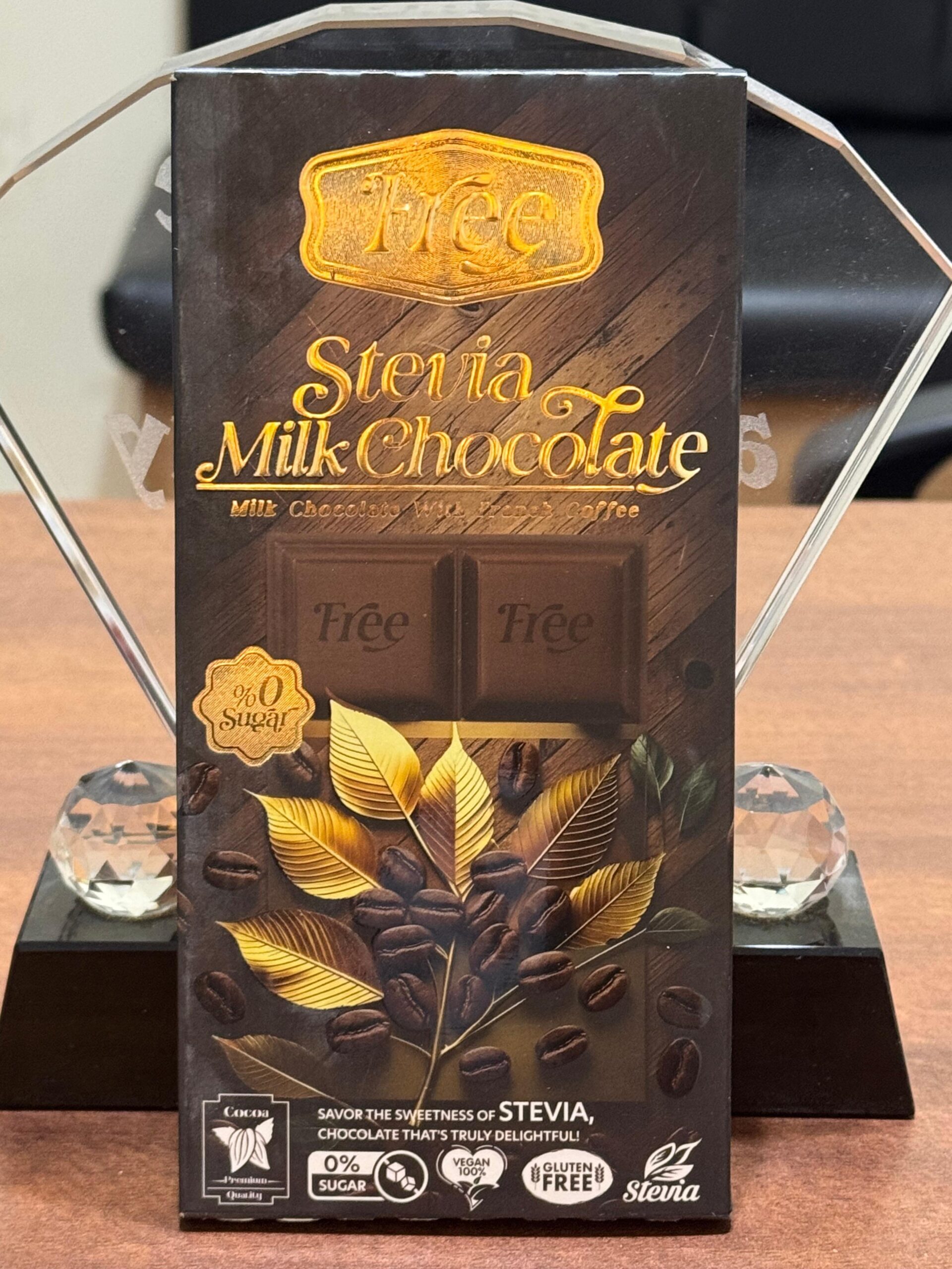 Free Stevia Milk Chocolate with French Coffee