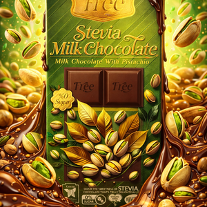 Free Stevia Milk Chocolate with Pistachio