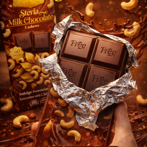 Free Stevia Milk Chocolate with cashew